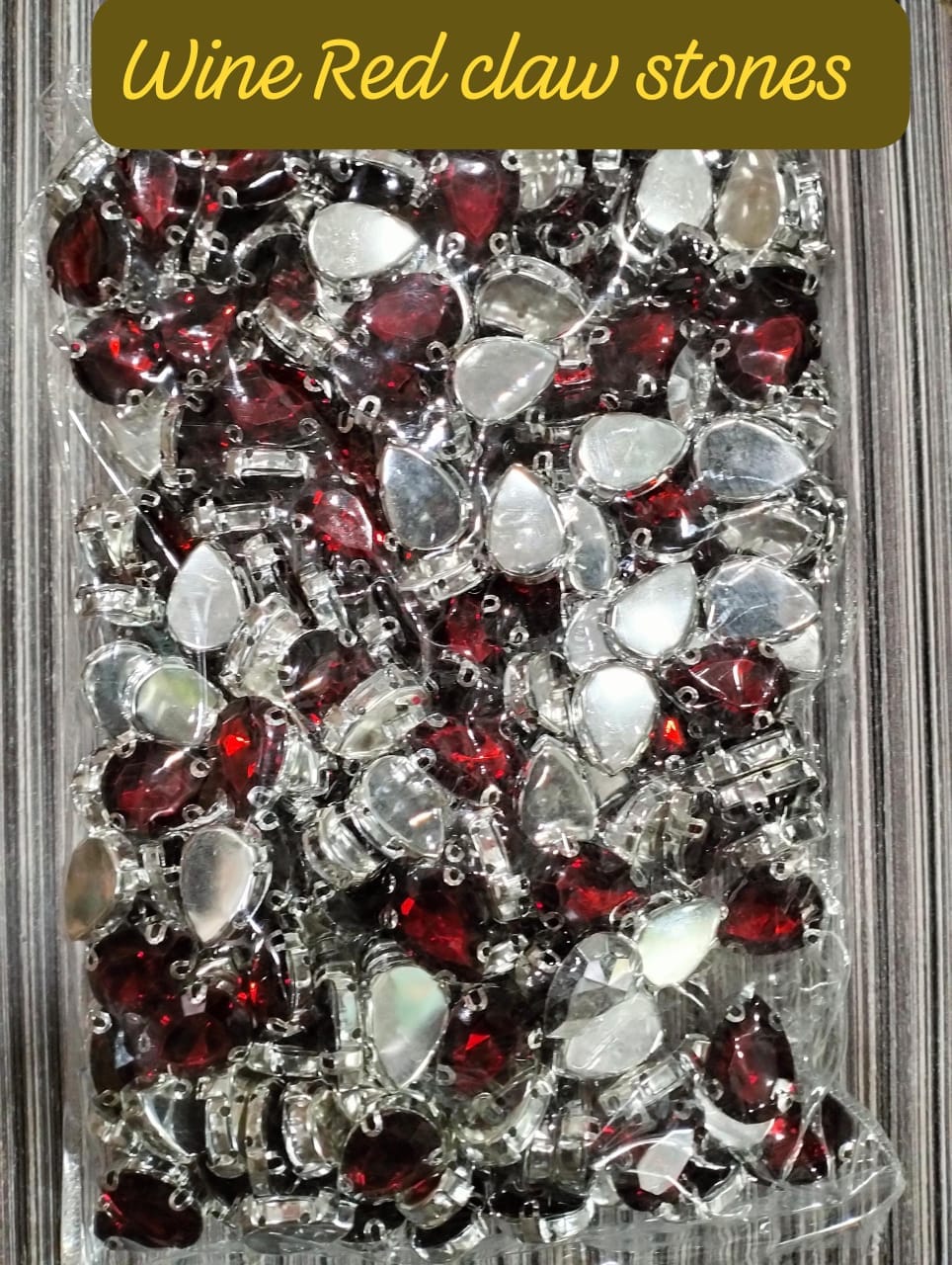 Wine Red Daw Stones (Item #009)