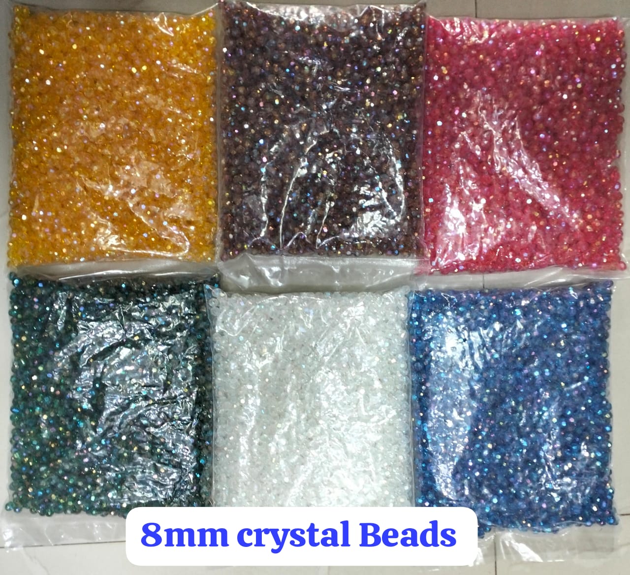 8mm Crystal Beads (Item #209)