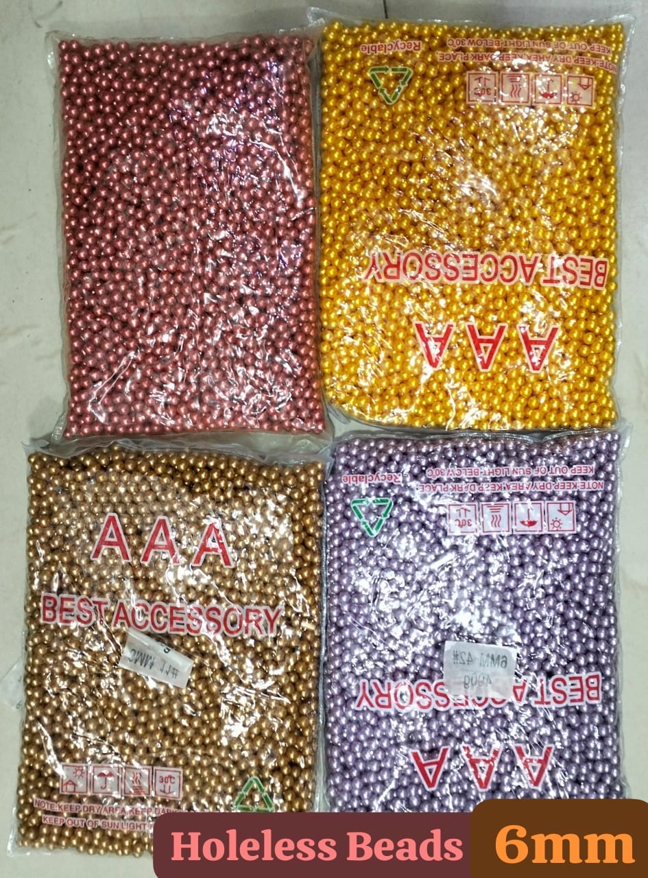 D Lon Kb Oes Holeless Beads 6mm (Item #210)