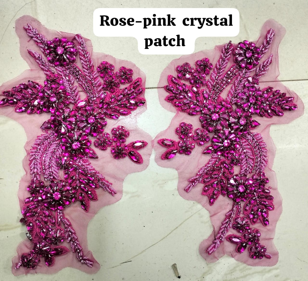 Rose-pink Crystal Patch (Item #327)